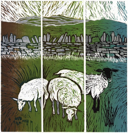 mnydd illtud triptych  &copy;2010 ll